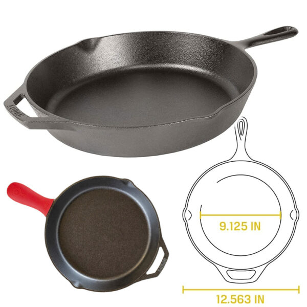 Lodge 12-inch round cast iron